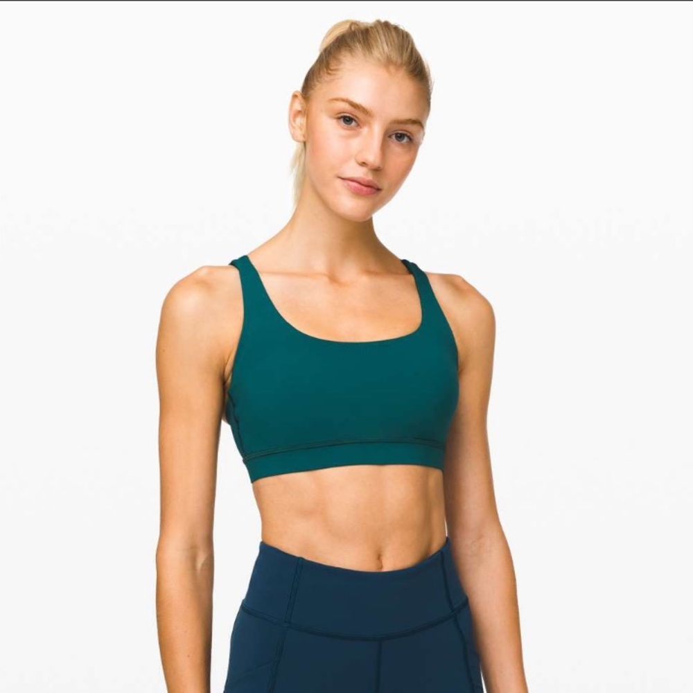 Lululemon energy bra in Royal emerald - size 10